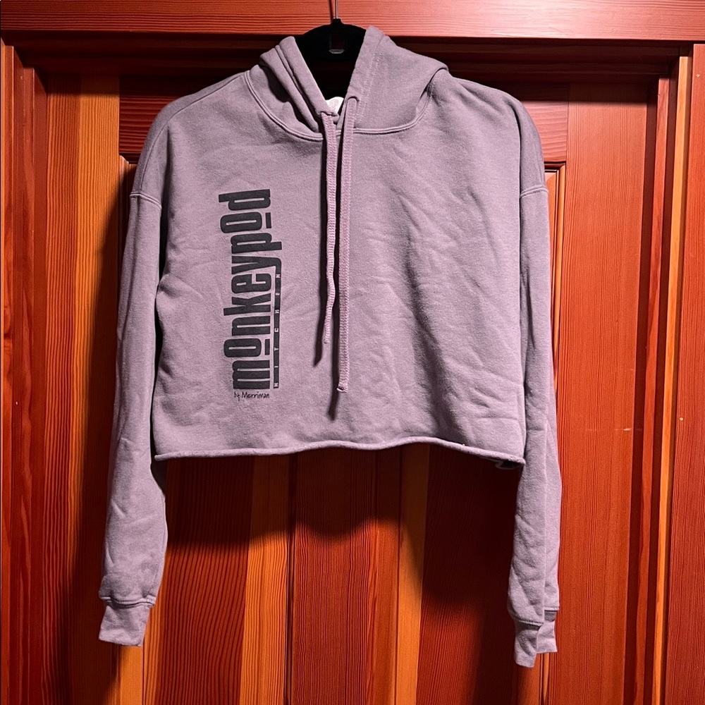 Monkey Pod Hawaii Cropped Hoodie